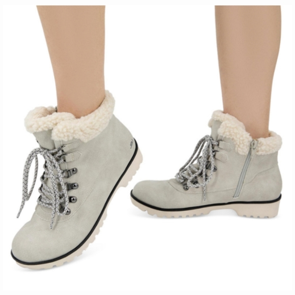 JBU Jambu Stone White Redrock Lace-Up & Zipper Lightweight Hiking Ankle Boots  7 - Picture 16 of 16